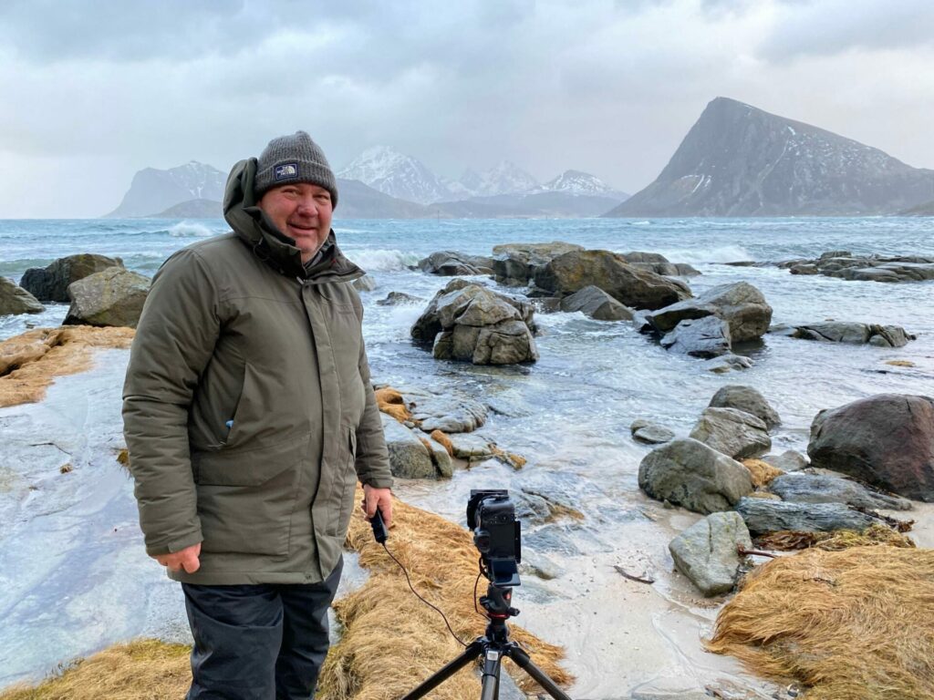 Britiske Richard er en av svært mange hobbyfotografer som bruker fritiden til å forevige lofotnaturen.