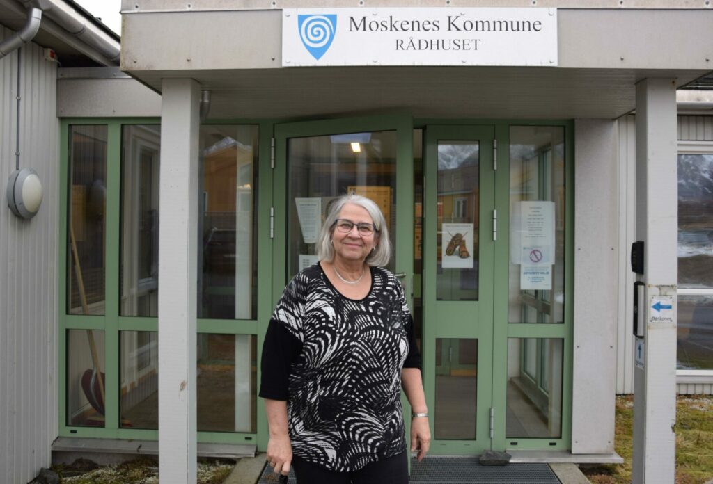 Ordføreren i Moskenes kommune, Lillian Rasmussen.