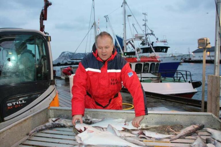 - Det er et rart skreifiske, rart vær og rart fiske, sier fiskekjøper Geir Børre Johansen hos Røst Sjømat.