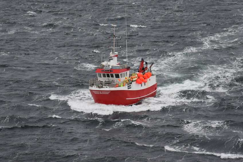 Flere av båtene som deltok i årets blåkveitefiske greide ikke å levere data fordi de var for langt fra land, uten satelittutstyr. Foto: Frode Adolfsen