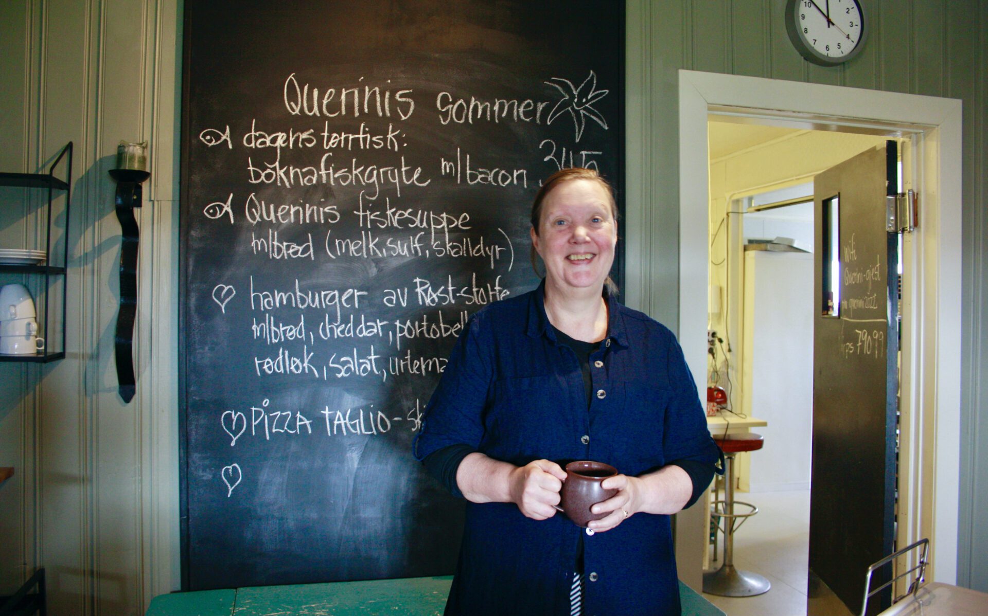 Anne Cecilie Pedersen driver Querini pub og restaurant på Røst.